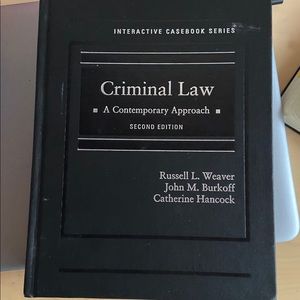 Criminal Law: A Contemporary Approach